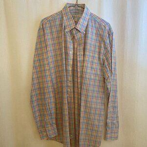 Mens Enro Collared Button Down Long Sleve Dress Shirt Size 16, 34-35